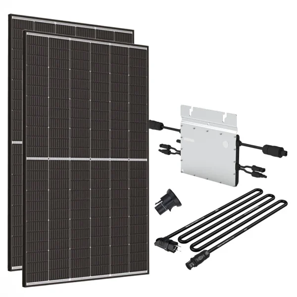 Fothermo Photovoltaischer Boiler und Balkonkraftwerk Set 4 Mal Trina Solar Vertex S TSM-DE09R.08 425W Solarmodul monokristallin Black Frame – Bild 5